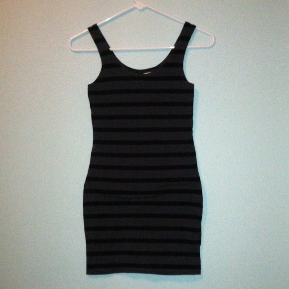 🌸🌸REDUCED🌸🌸Black and dark grey tight dress