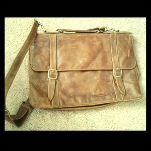 Reduced Again! Brown leather messenger bag