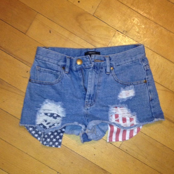 American flag shorts