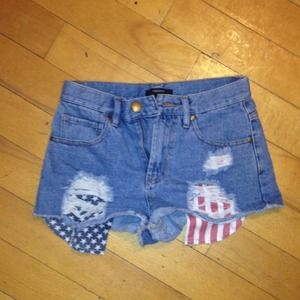American flag shorts