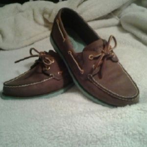 Sperry Leeward dark brown/ mint