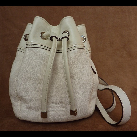 *SOLD ON EBAY*COACH AUDREY WHITE LEATHER PURSE