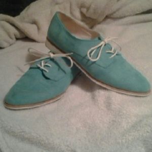 Mint suede shoes. Mossimo Supply Co.