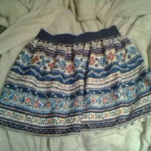 Multi pattern skirt