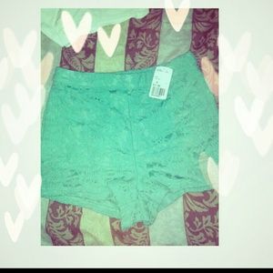 Turquoise Shorts