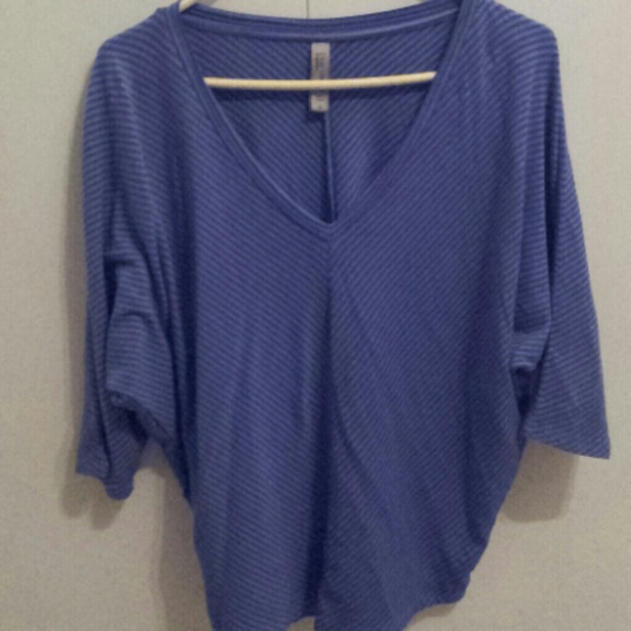 Traded Blue stripped top