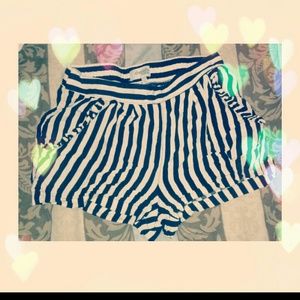 Black and White Stripped shorts