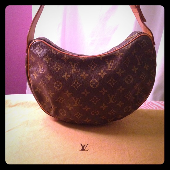 Authentic Louis Vuitton Monogram Crescent Bag