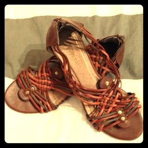 Cute Multi-Colored Huarache Sandals