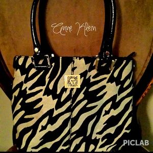 Anne Klein animal print handbag