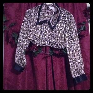 Vintage Long Sleeve Crop Top