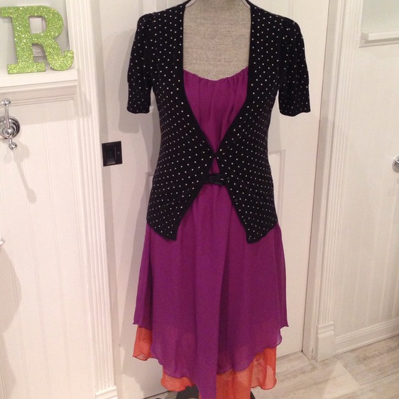 "V" Hemline Dress