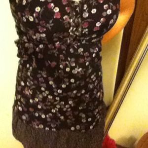 Floral print, mid thigh length mosimo dress