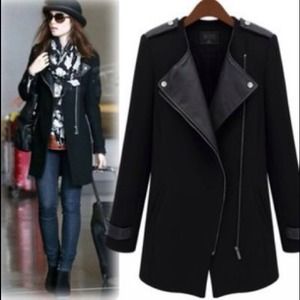 ❗️SALE❗️💖💖HP 1/11 💖💖 Faux Leather Biker Jacket