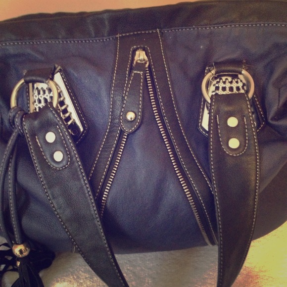 Chic purple oversized bag