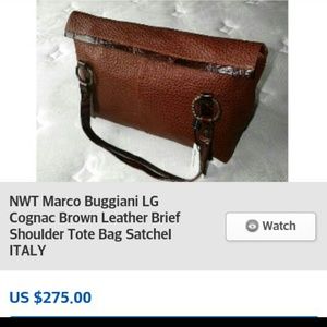 Marco Bugging LG BLACK shoulder briefcase bag
