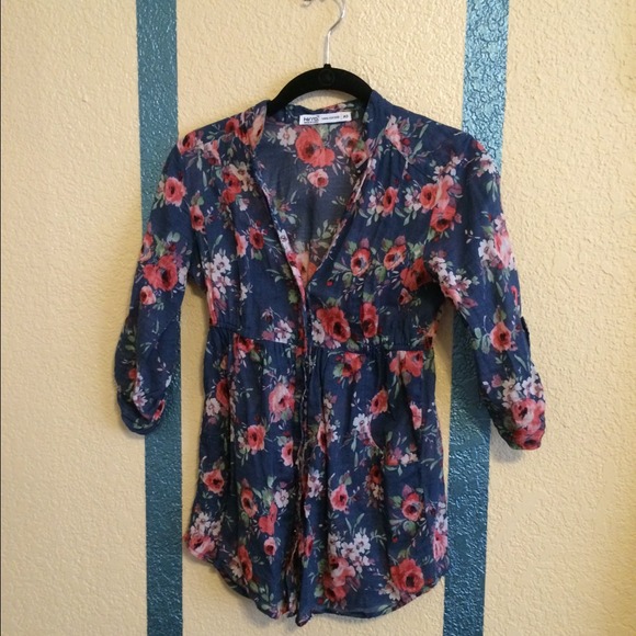 Floral Button up
