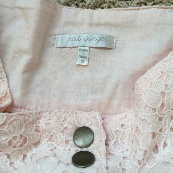 Baby Pink Eyelet High-waisted Short Shorts - Picture 3 of 4