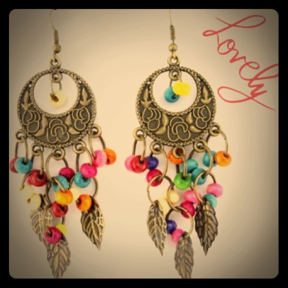 Gold-tone Bohemia Dangle Earrings 😍