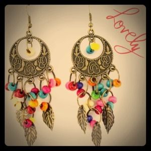 Gold-tone Bohemia Dangle Earrings 😍