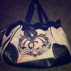 Juicy Couture pink and brown purse