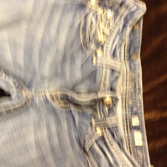 Size 27R bling boot cut Miss Me jeans - Picture 2 of 3