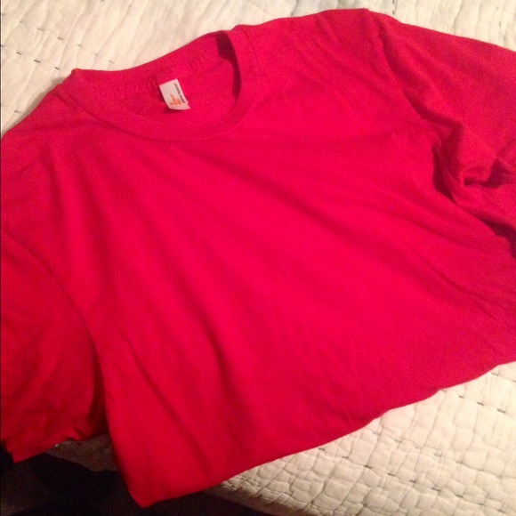 AA red summer shirt