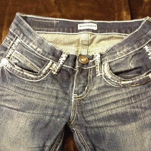 Bling size 25R Daytrip Aquarius boot cut jeans - Picture 2 of 4