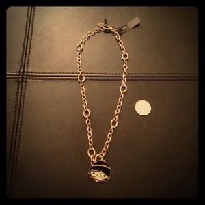 Miss Marc Gold Cartoon Necklace Pendant