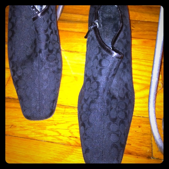 Pair of COACH ANKLE SHOES