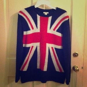 NWOT Forever 21 Union Jack Sweater