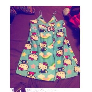 Hello Kitty sleepwear.