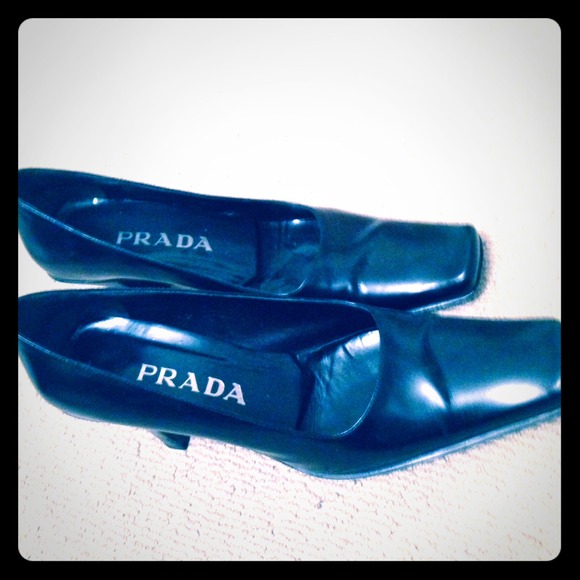 Prada Black Heals