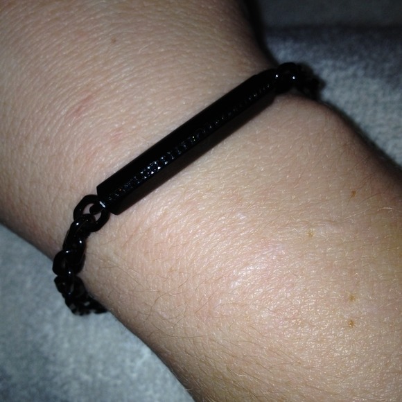 🎉SALE🎉Emporio Armani black metal PAVE bracelet