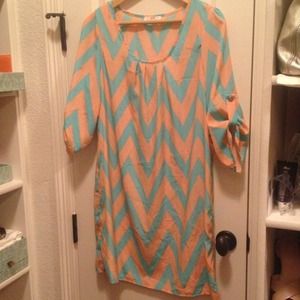 Ezra Chevron Spring Dress!