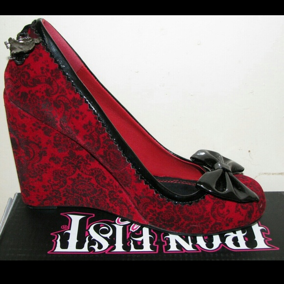 Ironfist samhain wedge heels