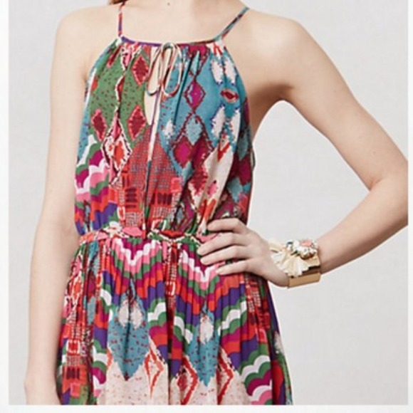 Anthropologie Colorful Maxi
