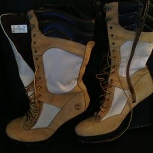 Timberland wedge boots