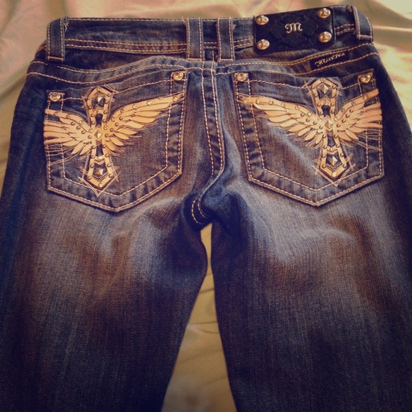 ‼️‼️SOLD‼️‼️Miss me boot cut jeans