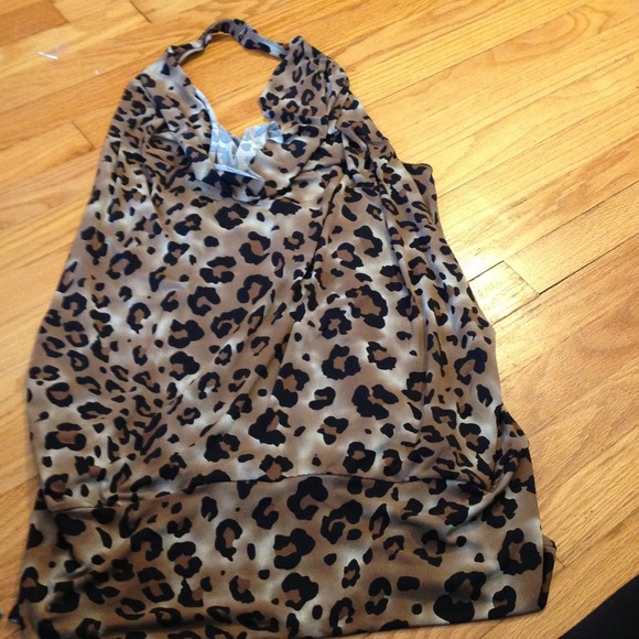 TRADED!! Torrid Sz 2X Leopard Halter Dress