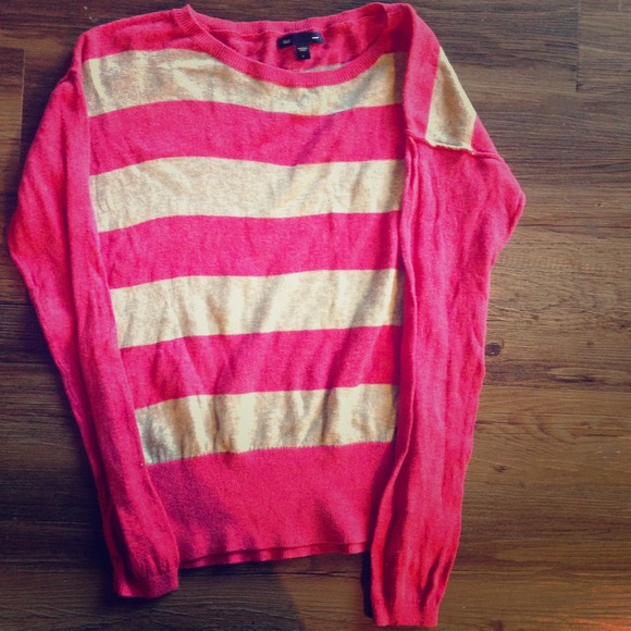Pink and gray Gap sweater - Picture 1 of 2