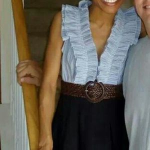 ModCloth dress with ruffle collar