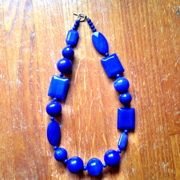 Blue necklace