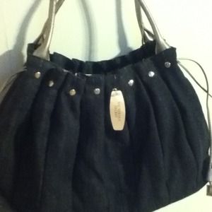 Victoria's Secret denim tote bag