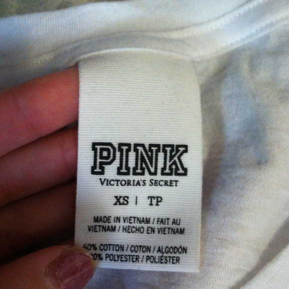 🎀sold🎀Sparkly white VS top - Picture 2 of 4