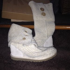 Cream ugg boots