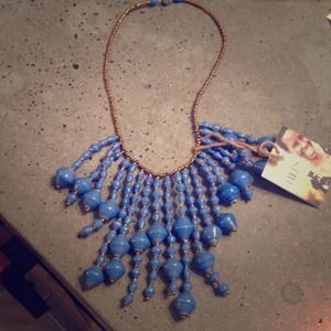 Blue 31 BITS necklace from Uganda