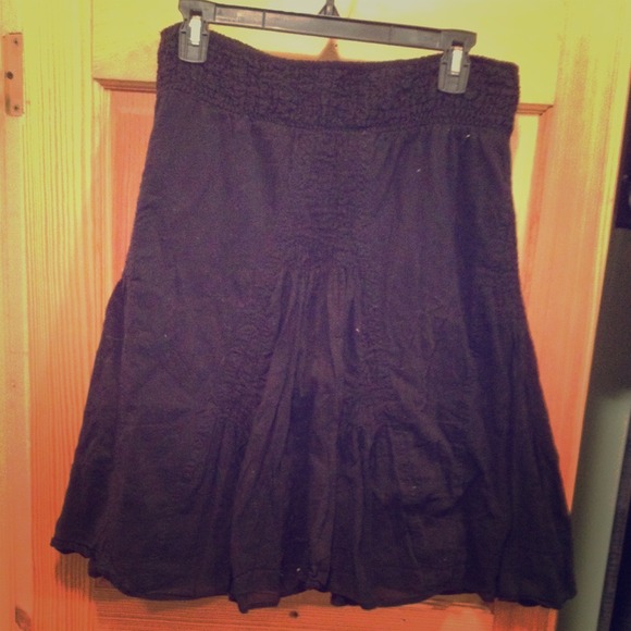 black skirt :)