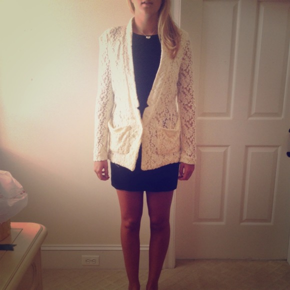 Free People lace blazer