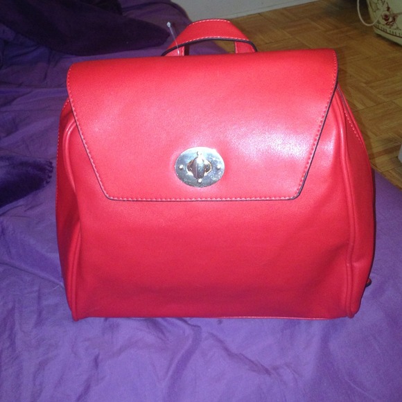 Nasty gal red Dionne Backpack